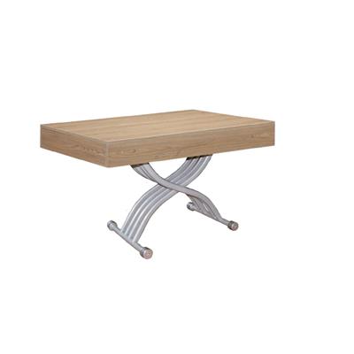 Table Basse Relevable Kubic Chêne clair