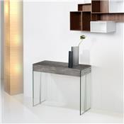Console Extensible NEW YORK Chêne Gris<br />